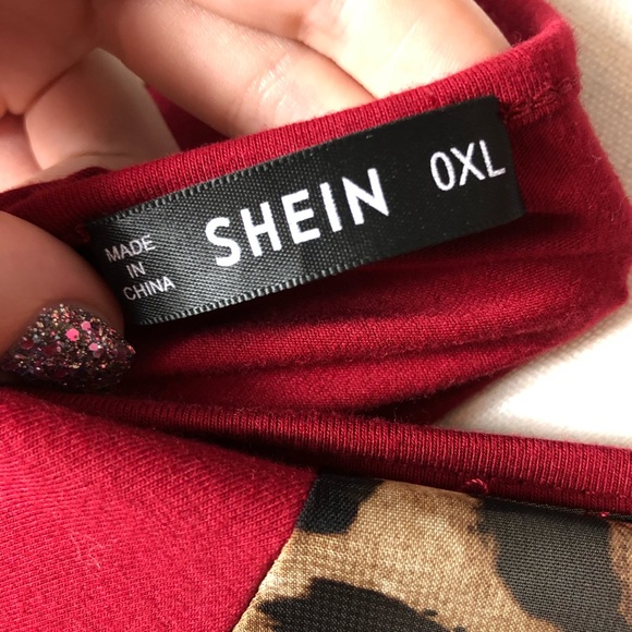 Red V-Neck Tee - Picture 6 of 6